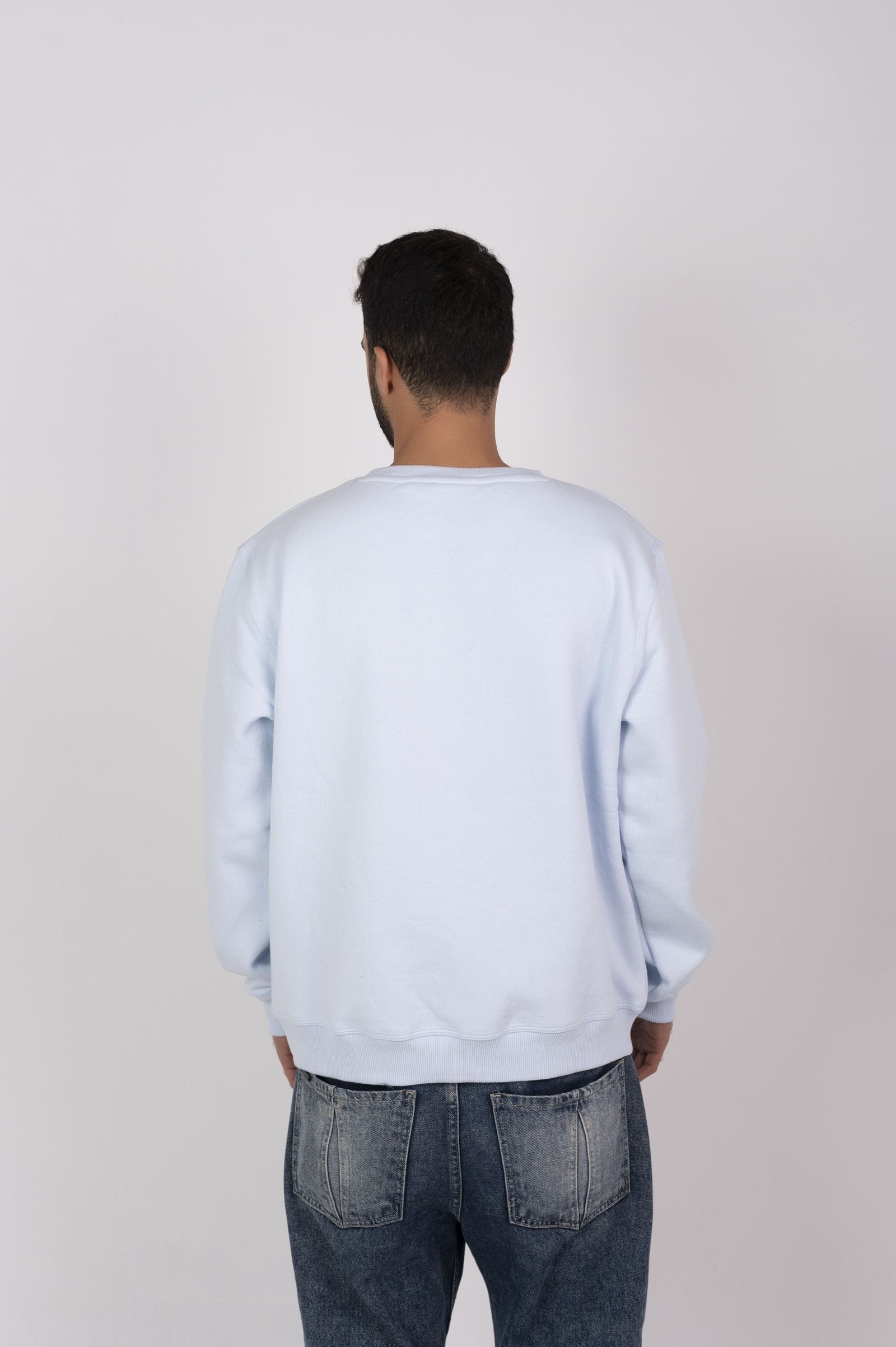 Men’s Baby Blue Basic Crewneck