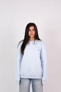 Women’s Baby Blue Basic Crewneck